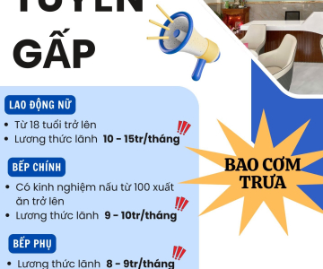 TUYỂN DỤNG VIỆC LÀM THÁNG 6/2026